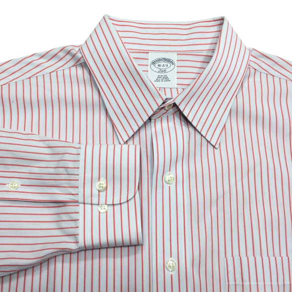 Brooks Brothers Slim Fit‎ Non Iron Button Shirt - Picture 4 of 5
